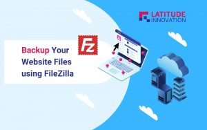 backup website files using filezilla